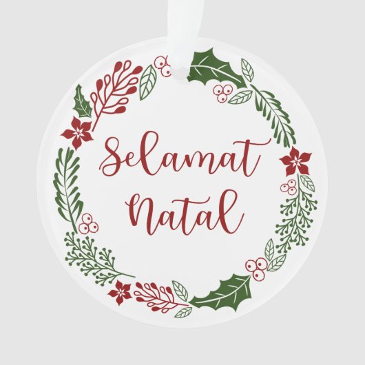 Serment de Noël indonésien, Selamat Natal (devant)