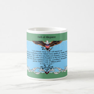 Serment de tasse de café d'allégeance