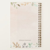 Sermon Notes Aquarel Natuur Notitieboek (Achterkant)