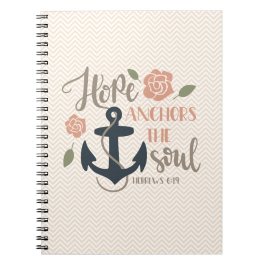 Sermon Notes: Hoop dat de ziel verankert. Notitieboek (Voorkant)