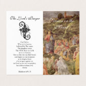 Sermon sur le Mont - Carte de prière (Extérieur déplié)