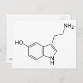 Serotonine Briefkaart (Voorkant / Achterkant)