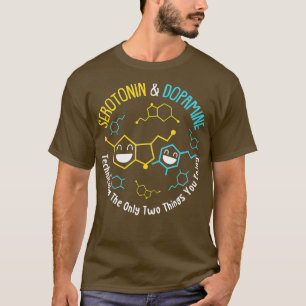 Serotonine Dopamine is technisch het enige twee T-shirt