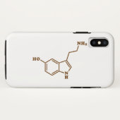 Serotonine Molecular Chemical Formule Case-Mate iPhone Case (Achterkant (horizontaal))