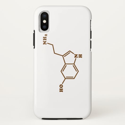 Serotonine Molecular Chemical Formule Case-Mate iPhone Case (Achterkant)