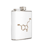 Serotonine Molecular Chemical Formule Heupfles (Rechts)