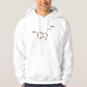 Serotonine Molecular Chemical Formule Hoodie (Voorkant)