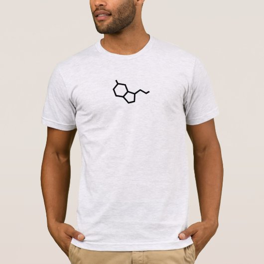 Serotonine Molecule - Geluk T-shirt (Voorkant)