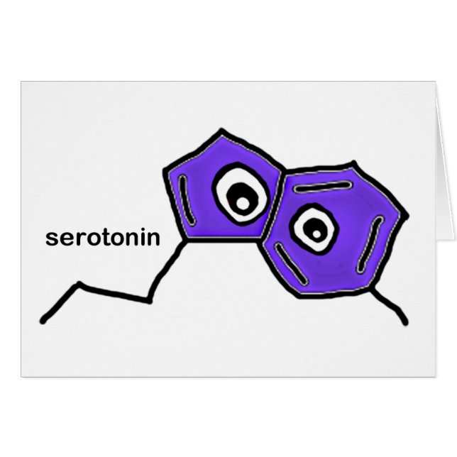 Serotonine Neurotransmitter (Voorkant Horizontaal)