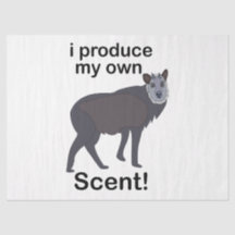 Serows Dier I Produce Mijn Eigen Geur Grappige Cit