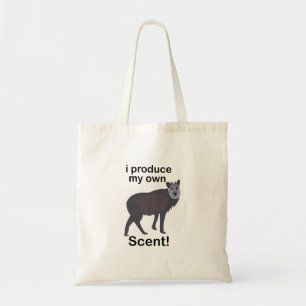 Serows Dier Ik Produceer Mijn Eigen Geur Grappige Tote Bag
