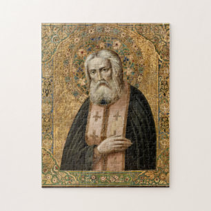 Serpahim van Sarov Orthodox Christelijk Icoon Legpuzzel