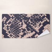 Serpent à motifs Snakeskin sans soudure, peau, p (Serviette de bain)