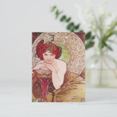 Serpent Art Nouveau Briefkaart (Staand voorkant)