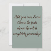 Serpent Art Nouveau Kaart (Achterkant)