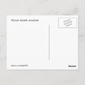 Serpent aux yeux bleus ~ carte postale (Dos)