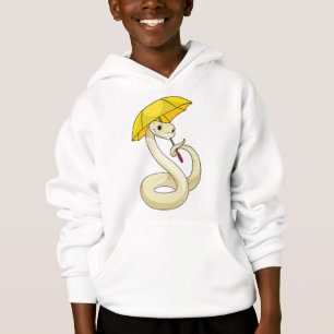 Serpent avec parapluie