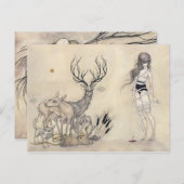 Serpent blanc + Vanitas - Carte postale (Devant / Derrière)