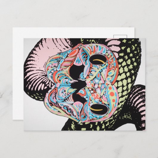 Serpent Briefkaart (Voorkant / Achterkant)