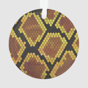 Serpent Brown et impression or