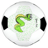 Serpent caricature Vibrant vert jaune sur Pois (Tourné)