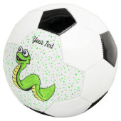 Serpent caricature Vibrant vert jaune sur Pois (3/4)