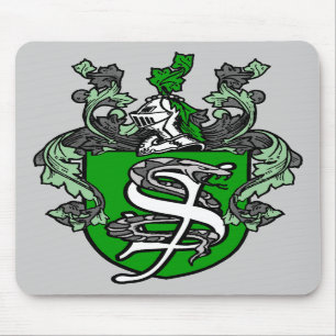 Serpent Crest - Tapis de souris (Personnaliser)