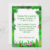 Serpent dans les invitations faites sur commande (Dos)