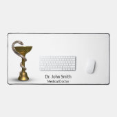 Serpent de bronze Médicale Bowl Hygieia blanc Cadu (Clavier et souris)