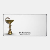 Serpent de bronze Médicale Bowl Hygieia blanc Cadu (Recto)