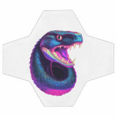 Serpent de Cobra dans le style esthétique Vaporwav (Plat)