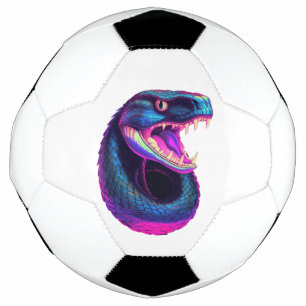 Serpent de Cobra dans le style esthétique Vaporwav