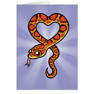Serpent de dessin animé