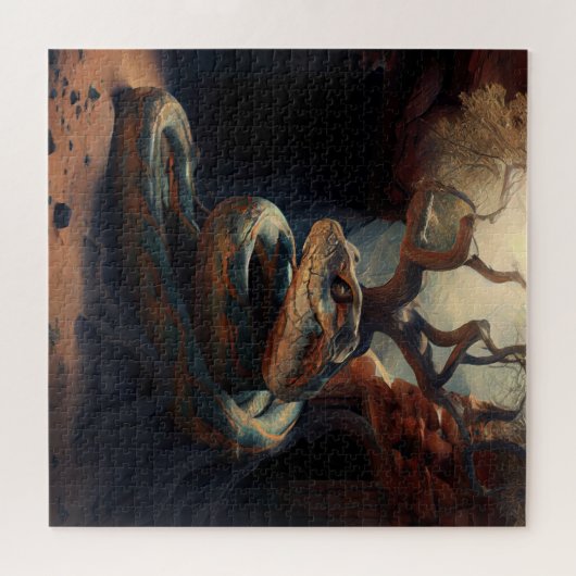 Serpent du puzzle (Horizontal)