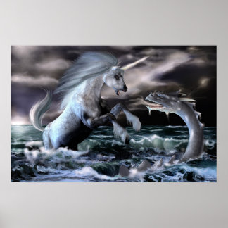 Serpent en Unicorn Poster