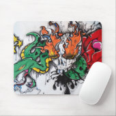 Serpent et tapis de souris d'os (Avec souris)