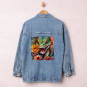 Serpent floral Denim Jacket - Stylo avec Twist (Hangar)