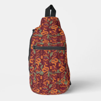 Serpent Luxe Patroon - De Witte Lotus Sling Bag