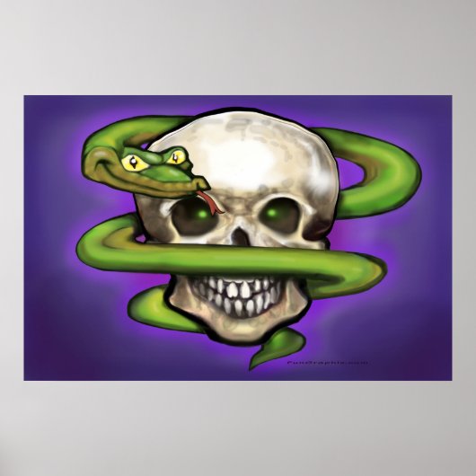 Serpent n Skull Poster (Voorkant)