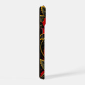 Serpent Noir & Roses Rouges | Serpent Floral Gothi (Côté droit)