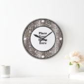 Serpent Peau Votre Mur Photo Horloge (Maison)