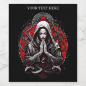 Serpent Priestess of the Shadow Grove Wijn Etiket (Enkel label)