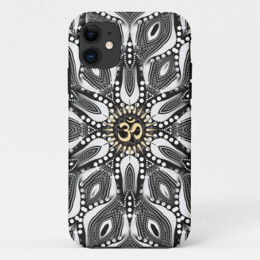 Serpent Psychédélique Aum coque iphone-Mate (Dos)