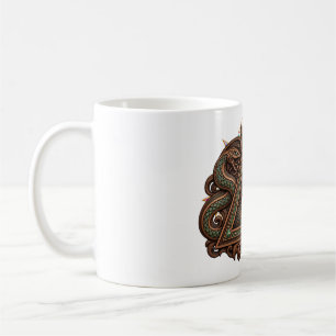 Serpent Scroll Eye Koffiemok