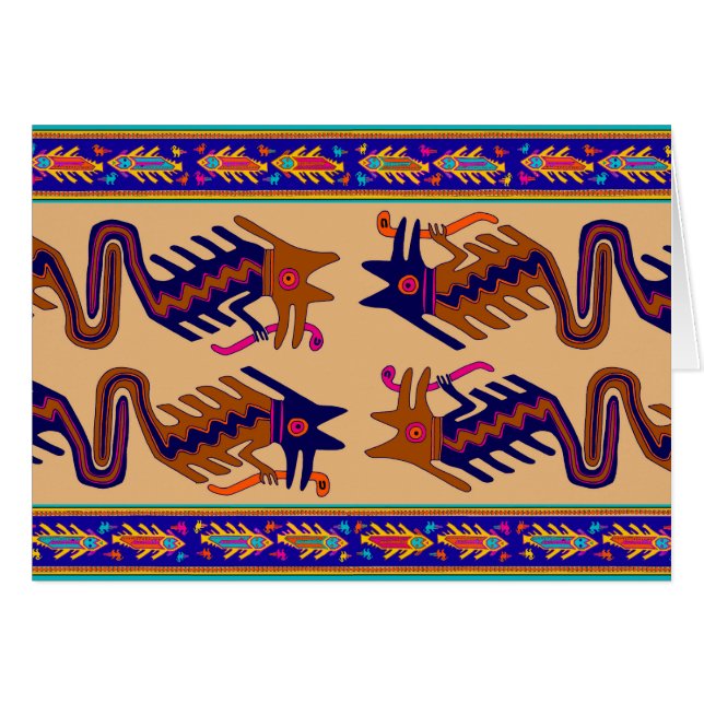 Serpent tribal inca (Devant horizontal)