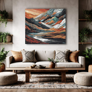 Serpentine Valley Canvas Afdruk