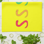 Serpents arc-en-ciel serviette (Plié)