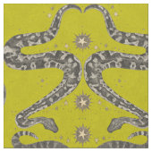 serpents célestes tissu chartreuse (Fermer)
