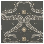 serpents célestes tissu foncé (Fermer)