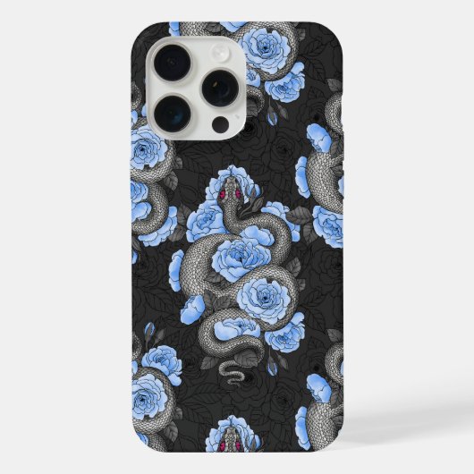Serpents et roses bleues (Verso)